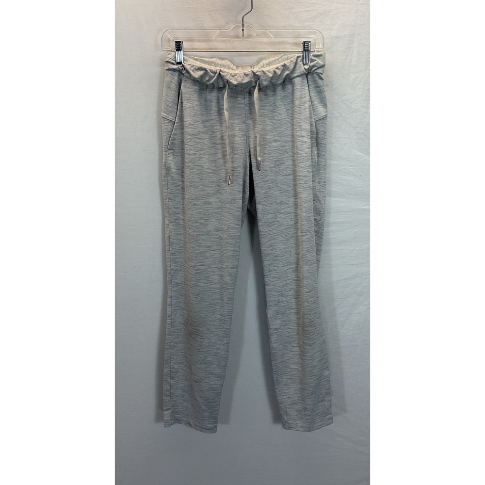Lululemon On The Fly Pant Grey size 4 casual pockets jersey knit women - Picture 2 of 10